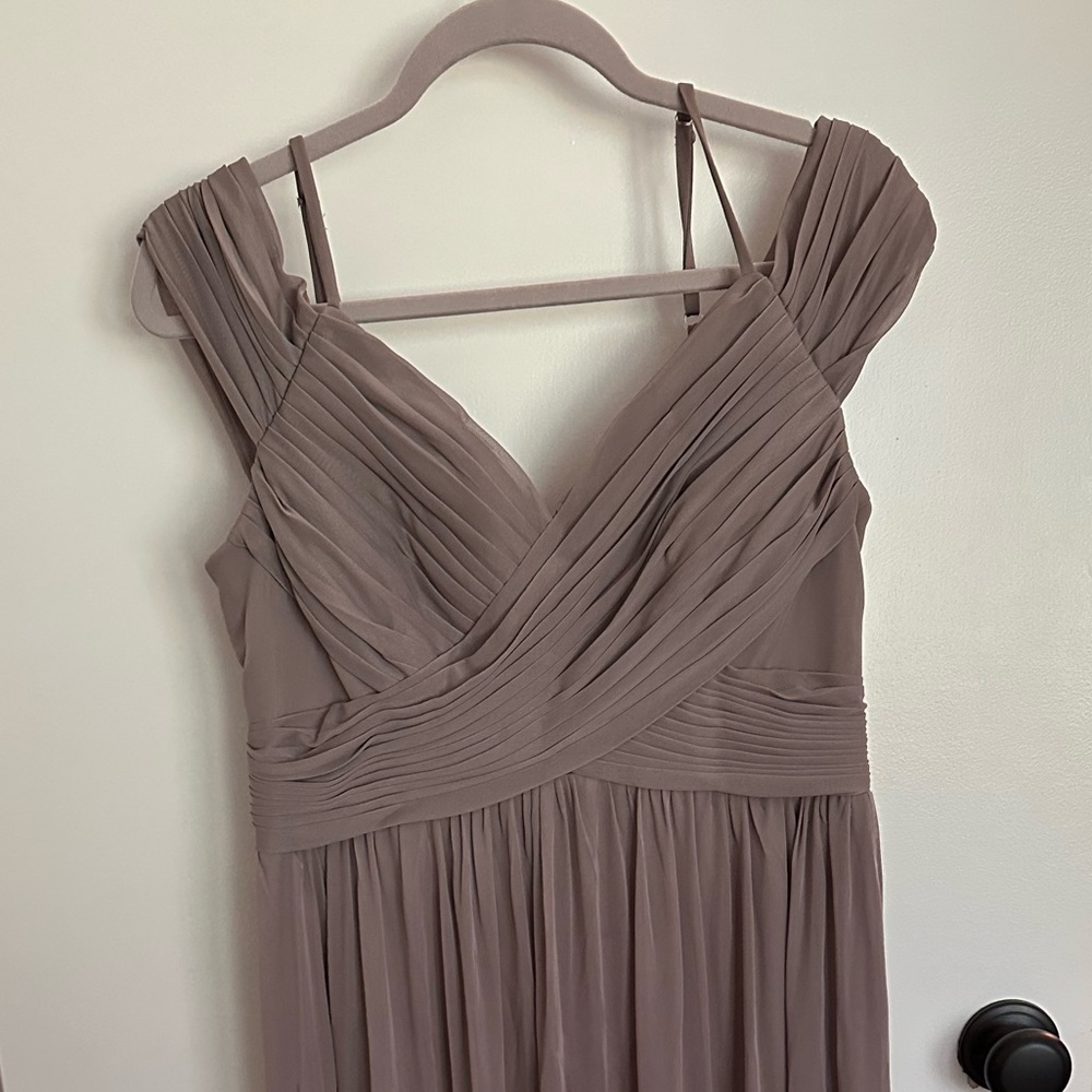 Azazie Chiffon dress in Dusk